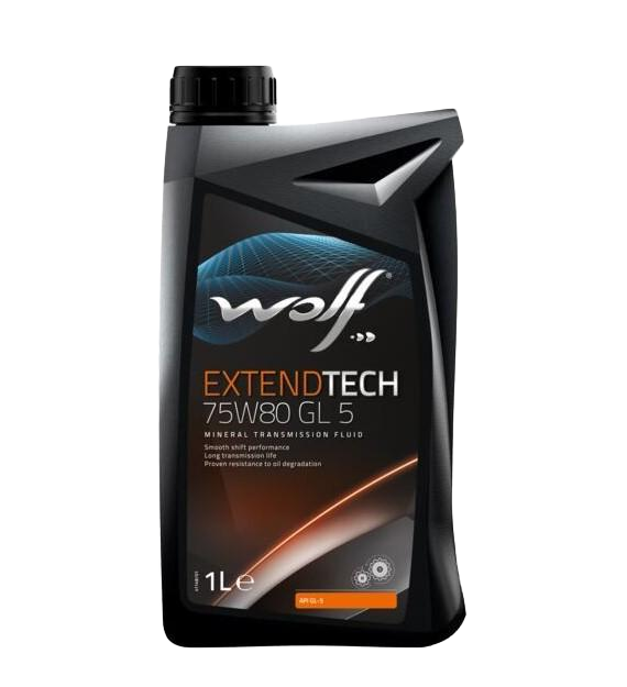 Трансмиссионное масло WOLF ExtendTech 75W80 GL 5, 1л